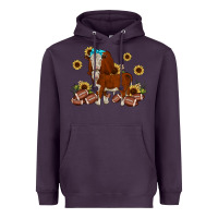 Plum football hereford sunflower Heavyweight Hoodie - JahusDesignShop