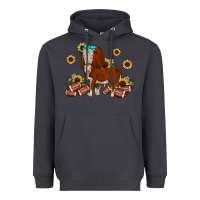 Smoke football hereford sunflower Heavyweight Hoodie - JahusDesignShop