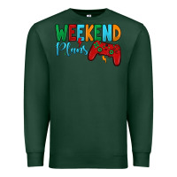 Sports Green weekend plans Premium Sweatshirt - JahusDesignShop