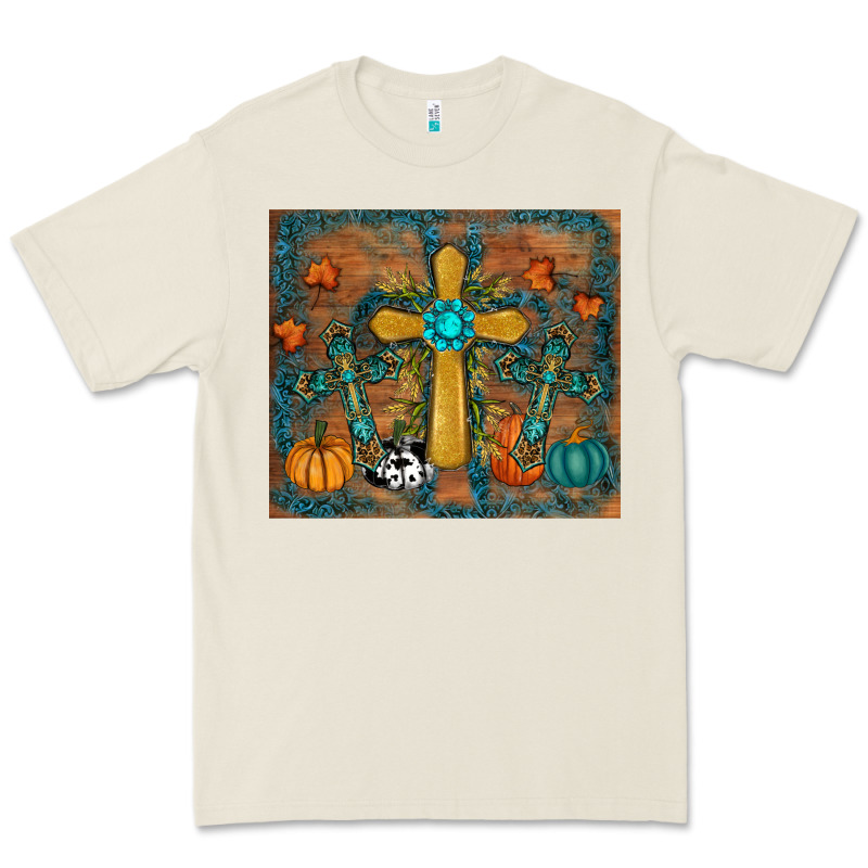 Fall Cross Tumbler Premium Tee by RanaPortraitStore | Teevron