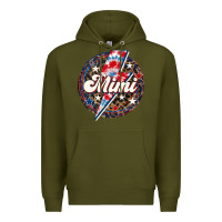 Army Green Western Mimi Patriotic Premium Hoodie - LillyAllenDesigns