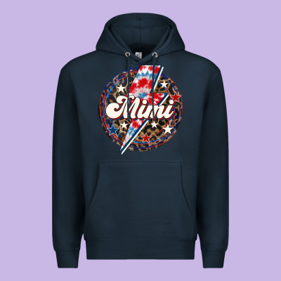 Western Mimi Patriotic Premium Hoodie Designed By Lillyallendesigns