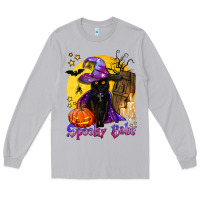 Moon Dust spooky babe black witch cat Long Sleeve Tee - BundleAndBundleShop