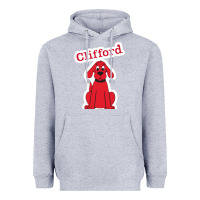 Heather Grey clifford the big red dog 98093899 Heavyweight Hoodie - linhVisuals