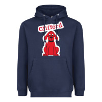 Navy clifford the big red dog 98093899 Heavyweight Hoodie - linhVisuals