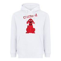 White clifford the big red dog 98093899 Heavyweight Hoodie - linhVisuals