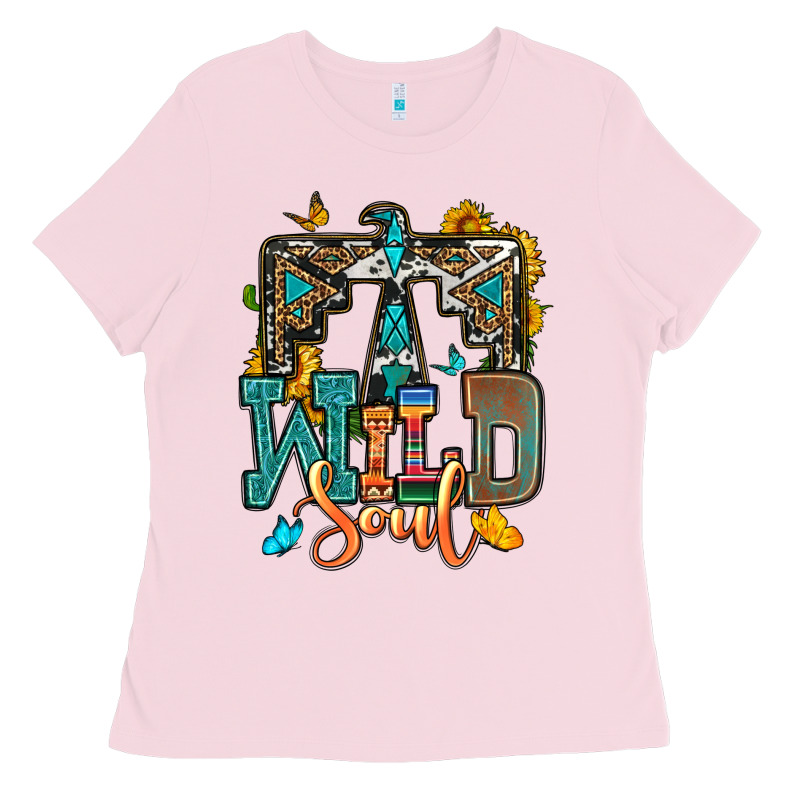 Western Wild Soul Ladies Tee by OliviaCreatesArt | Teevron