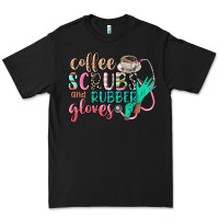 Black coffee scrubs and rubber gloves Premium Tee - CowGirlArtShop