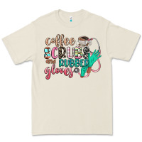 Bone coffee scrubs and rubber gloves Premium Tee - CowGirlArtShop