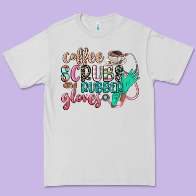 Coffee Scrubs And Rubber Gloves Premium Tee Designed By Cowgirlartshop