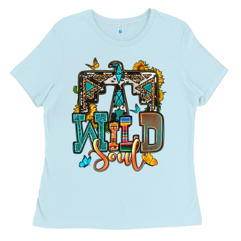 Western Wild Soul Ladies Tee by OliviaCreatesArt | Teevron