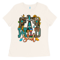 Bone western wild soul Ladies Tee - OliviaCreatesArt