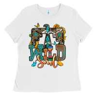 White western wild soul Ladies Tee - OliviaCreatesArt