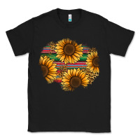 Black sunflower leopard serape patch Classic Tee - Jasminsmagicworld