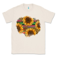 Natural sunflower leopard serape patch Classic Tee - Jasminsmagicworld