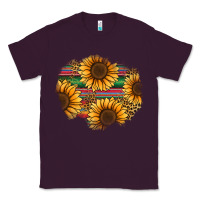 Plum sunflower leopard serape patch Classic Tee - Jasminsmagicworld