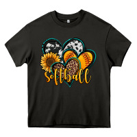Asphalt softball hearts Heavy Core Tee - Jasminsmagicworld
