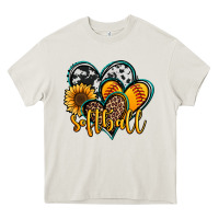 Cream softball hearts Heavy Core Tee - Jasminsmagicworld