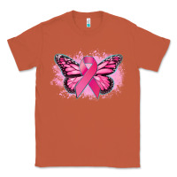 Copper Cancer ribbon butterfly Cancer Awareness Classic Tee - HowdyJamesFarm