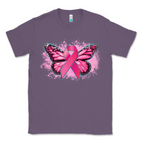 Lavender Cancer ribbon butterfly Cancer Awareness Classic Tee - HowdyJamesFarm
