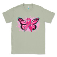 Matcha Cancer ribbon butterfly Cancer Awareness Classic Tee - HowdyJamesFarm