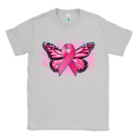 Moon Dust Cancer ribbon butterfly Cancer Awareness Classic Tee - HowdyJamesFarm