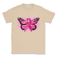 Mushroom Cancer ribbon butterfly Cancer Awareness Classic Tee - HowdyJamesFarm