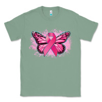Sage Cancer ribbon butterfly Cancer Awareness Classic Tee - HowdyJamesFarm