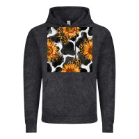 Vintage Arctic cowhide leopard sunflower seamless pattern Vintage Hoodie - BundleAndBundleShop