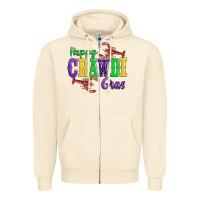 Happy Mardi Gras With Lobster Zipper Hoodie | Teevron