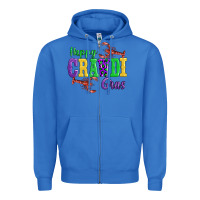 True Royal happy mardi gras with lobster Zipper Hoodie - AdoDesignShop
