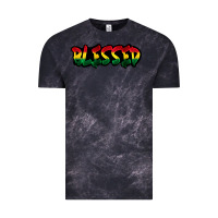 Cloud Black Juneteenth blessed Vintage Tee - FaDigitalArtStudio