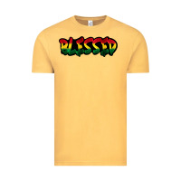 Vintage Mustard Juneteenth blessed Vintage Tee - FaDigitalArtStudio