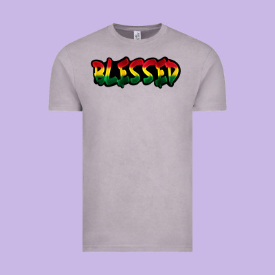 Juneteenth Blessed Vintage Tee Designed By Fadigitalartstudio
