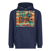 Navy back that thang up Heavyweight Hoodie - JahusDesignShop