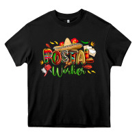 Black cinco de mayo postal worker Heavy Core Tee - CowGirlArtShop
