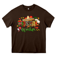 Chocolate Brown cinco de mayo postal worker Heavy Core Tee - CowGirlArtShop