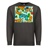Smoke gaming controller Premium Sweatshirt - JahusDesignShop