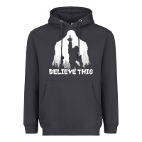 Smoke bigfoot t  shirt believe this t  shirt Heavyweight Hoodie - linhVisuals