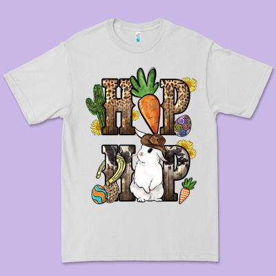 Hip Hop Easter Bunny Easter Day Premium Tee Designed By Howdyjamesfarm