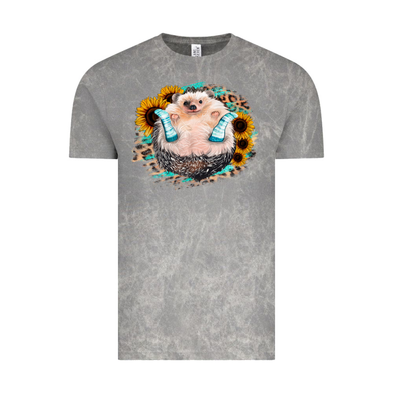 Sunflower Leopard Hedgehog Vintage Tee by Jasminsmagicworld | Teevron