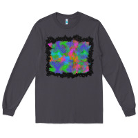 Smoke halloween neon leopard background Long Sleeve Tee - BundleAndBundleShop