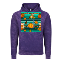 Cloud Purple autumn seamless pattern Vintage Hoodie - BundleAndBundleShop