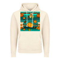 Vintage Artic autumn seamless pattern Vintage Hoodie - BundleAndBundleShop