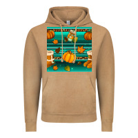 Vintage Camel autumn seamless pattern Vintage Hoodie - BundleAndBundleShop