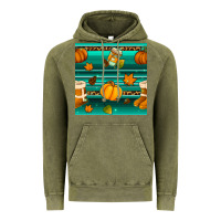 Vintage Olive autumn seamless pattern Vintage Hoodie - BundleAndBundleShop