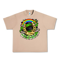 Burro St. Patrick's Day Hockey Urban Heavy Tee - FaDigitalArtStudio