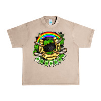 French Oak St. Patrick's Day Hockey Urban Heavy Tee - FaDigitalArtStudio