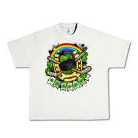 Pistachio St. Patrick's Day Hockey Urban Heavy Tee - FaDigitalArtStudio