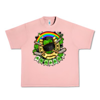 Salmon St. Patrick's Day Hockey Urban Heavy Tee - FaDigitalArtStudio